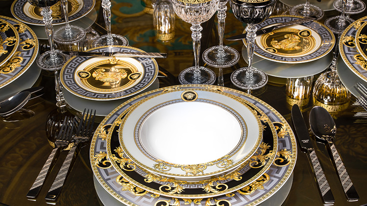 versace dinner set